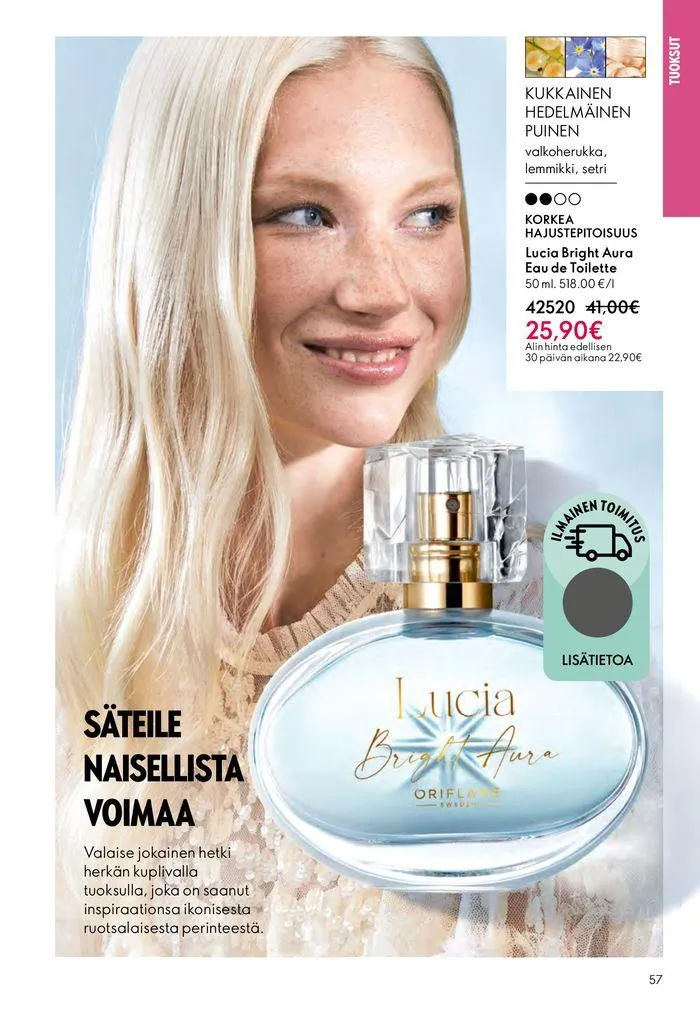 Oriflame tarjoukset voimassa alkaen 22. elokuuta - 5. syyskuuta 2024 - Tarjouslehti sivu 57