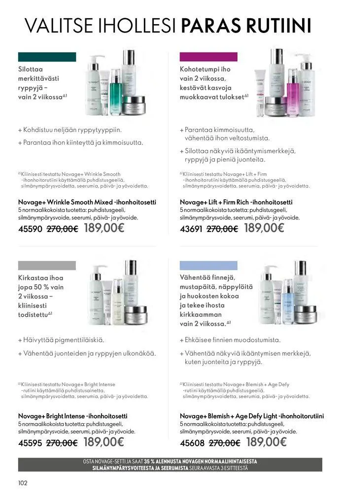 Oriflame tarjoukset voimassa alkaen 22. elokuuta - 5. syyskuuta 2024 - Tarjouslehti sivu 102