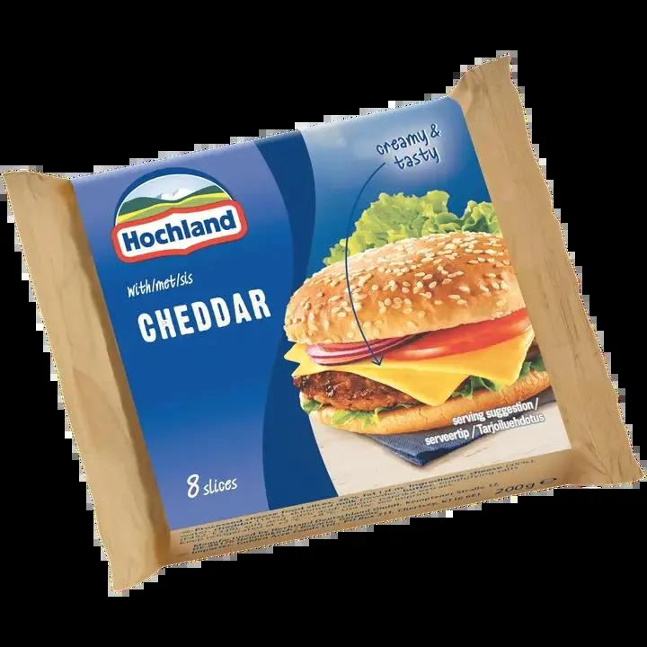 Hochland Cheddar sulatejuustoviipaleet 200 g
