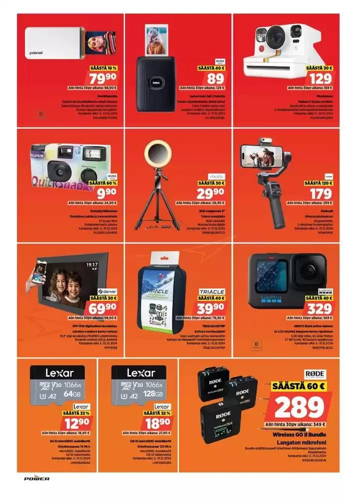 Power tarjoukset voimassa alkaen 16. joulukuuta - 5. tammikuuta 2025 - Tarjouslehti sivu 31
