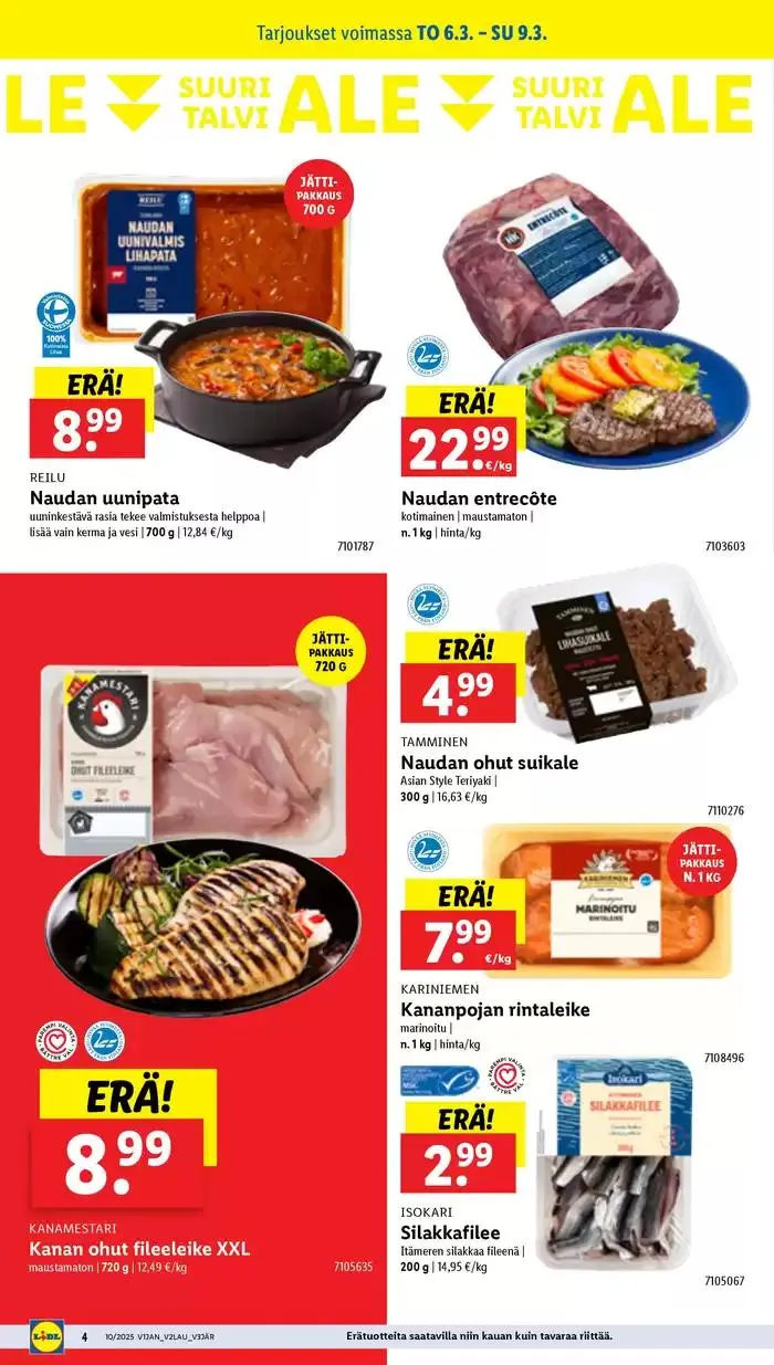 Houkuttelevia erikoistarjouksia kaikille voimassa alkaen 3. maaliskuuta - 12. maaliskuuta 2025 - Tarjouslehti sivu 6