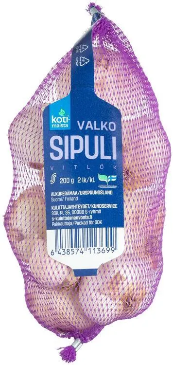 Kotimaista Valkosipuli 200g Suomi