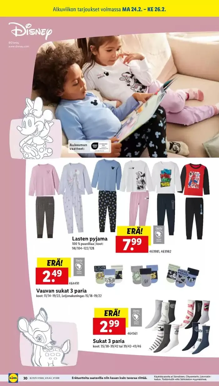 Huippudiilit ja alennukset voimassa alkaen 17. helmikuuta - 26. helmikuuta 2025 - Tarjouslehti sivu 32