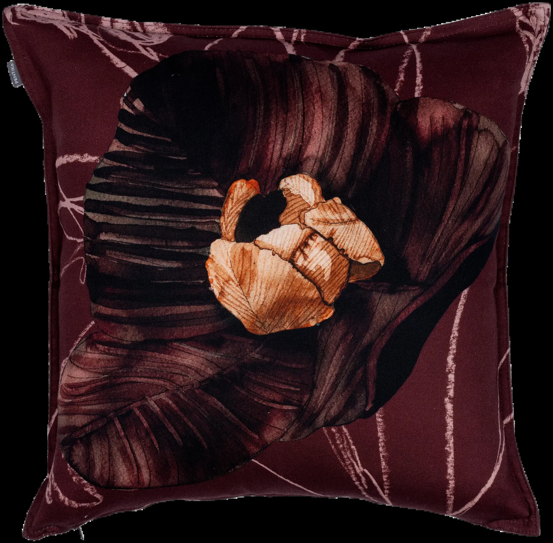 Pentik Haave tyynynpäällinen 45x45 cm viininpunainen