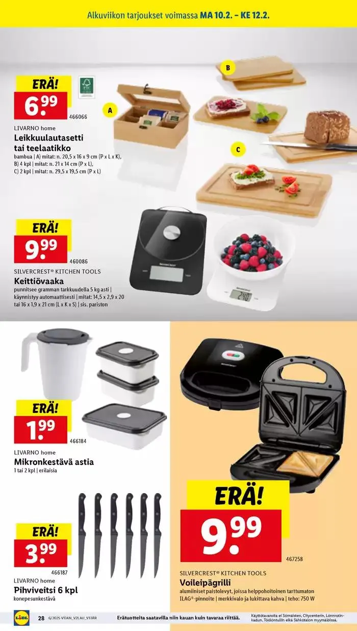 Lidl tarjoukset voimassa alkaen 3. helmikuuta - 12. helmikuuta 2025 - Tarjouslehti sivu 30
