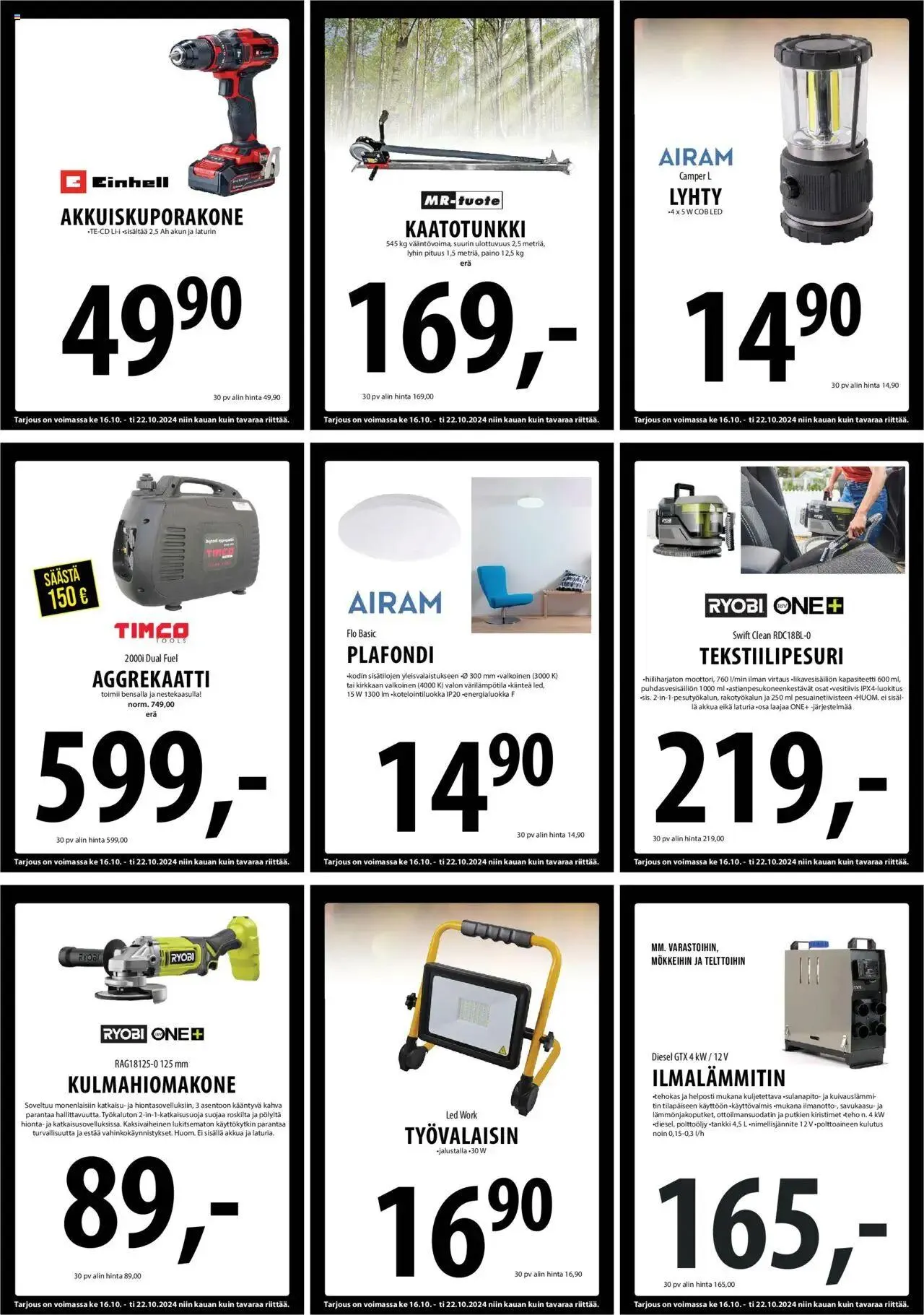 Tuuri tarjoukset voimassa alkaen 16. lokakuuta - 22. lokakuuta 2024 - Tarjouslehti sivu 22
