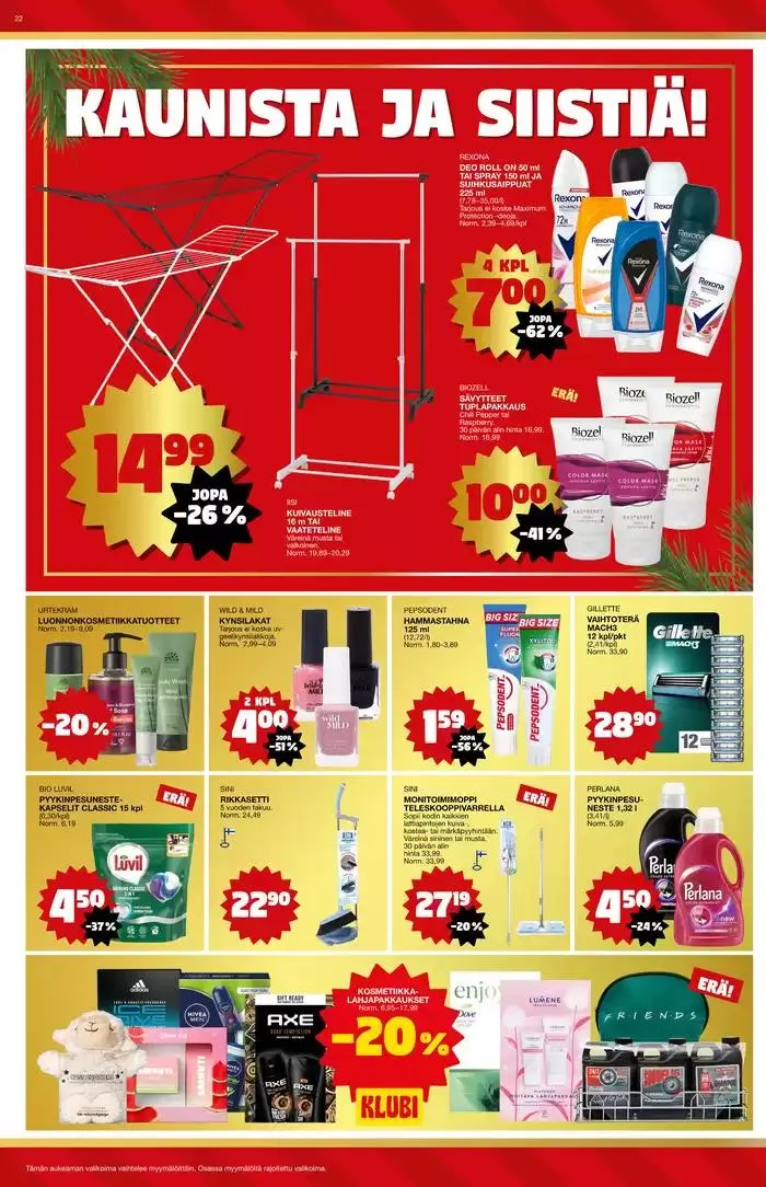 Tarjoussanomat voimassa alkaen 25. marraskuuta - 9. joulukuuta 2024 - Tarjouslehti sivu 22