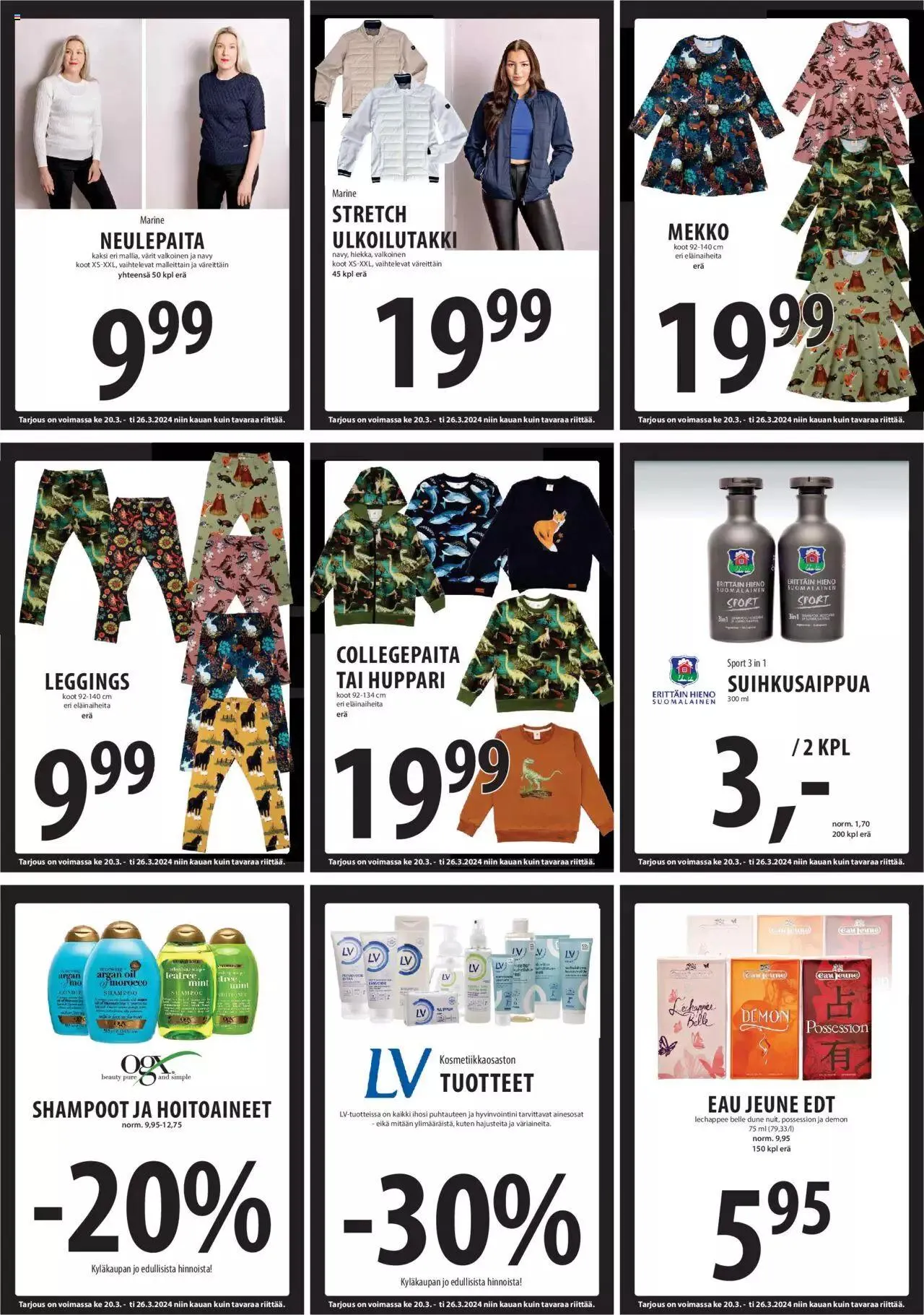 Tuuri tarjoukset voimassa alkaen 20. maaliskuuta - 26. maaliskuuta 2024 - Tarjouslehti sivu 9