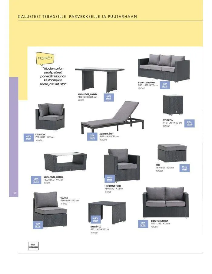 Kesa 2024 voimassa alkaen 20. maaliskuuta - 31. elokuuta 2024 - Tarjouslehti sivu 22
