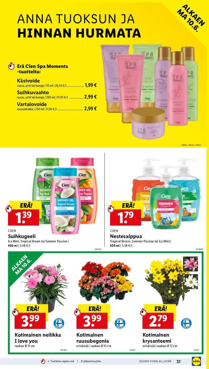 21% voimassa alkaen 6. kesäkuuta - 12. kesäkuuta 2024 - Tarjouslehti sivu 35