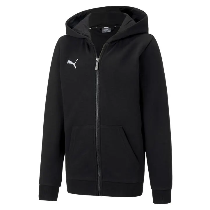 teamGOAL 23 Casuals Hooded Jacket Jr, nuorten huppari, Musta