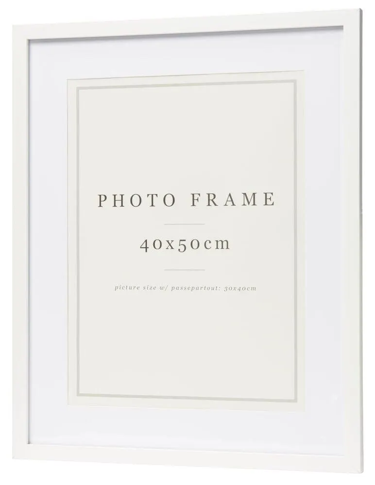 40x50 cm Valkoinen