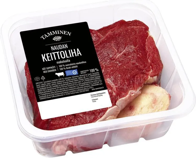 Tamminen naudan keittoliha makuluulla n700g