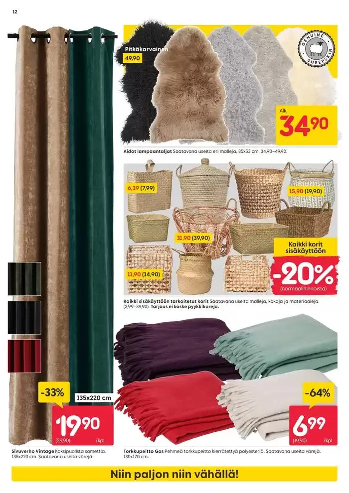 Rusta tarjoukset voimassa alkaen 11. lokakuuta - 25. lokakuuta 2024 - Tarjouslehti sivu 12