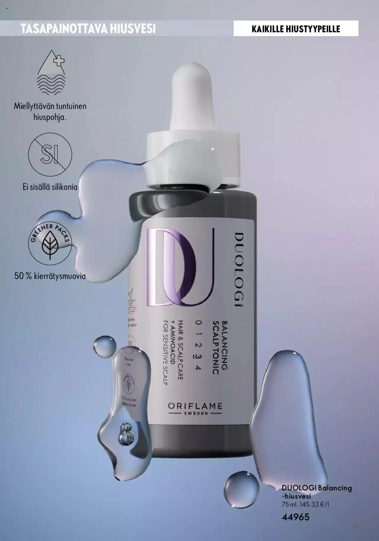 Oriflame Duologi voimassa alkaen 28. elokuuta - 31. joulukuuta 2023 - Tarjouslehti sivu 25