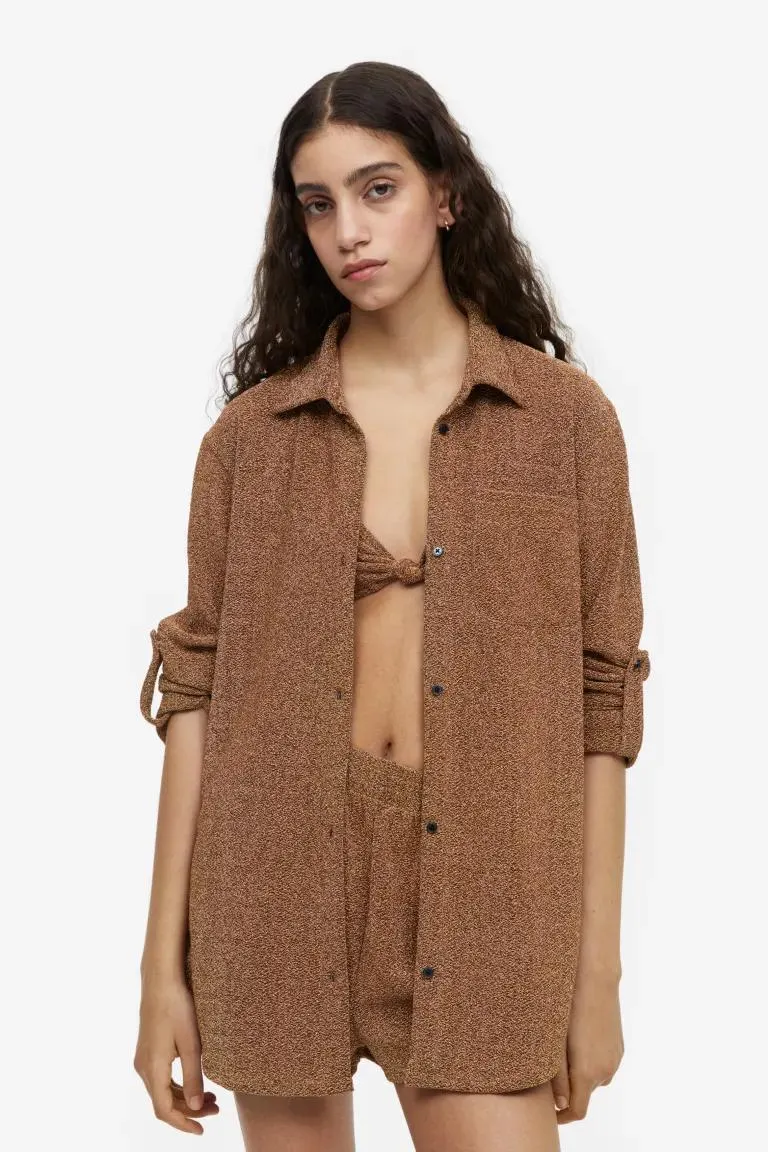 Metallinhohtoiset Rantashortsit