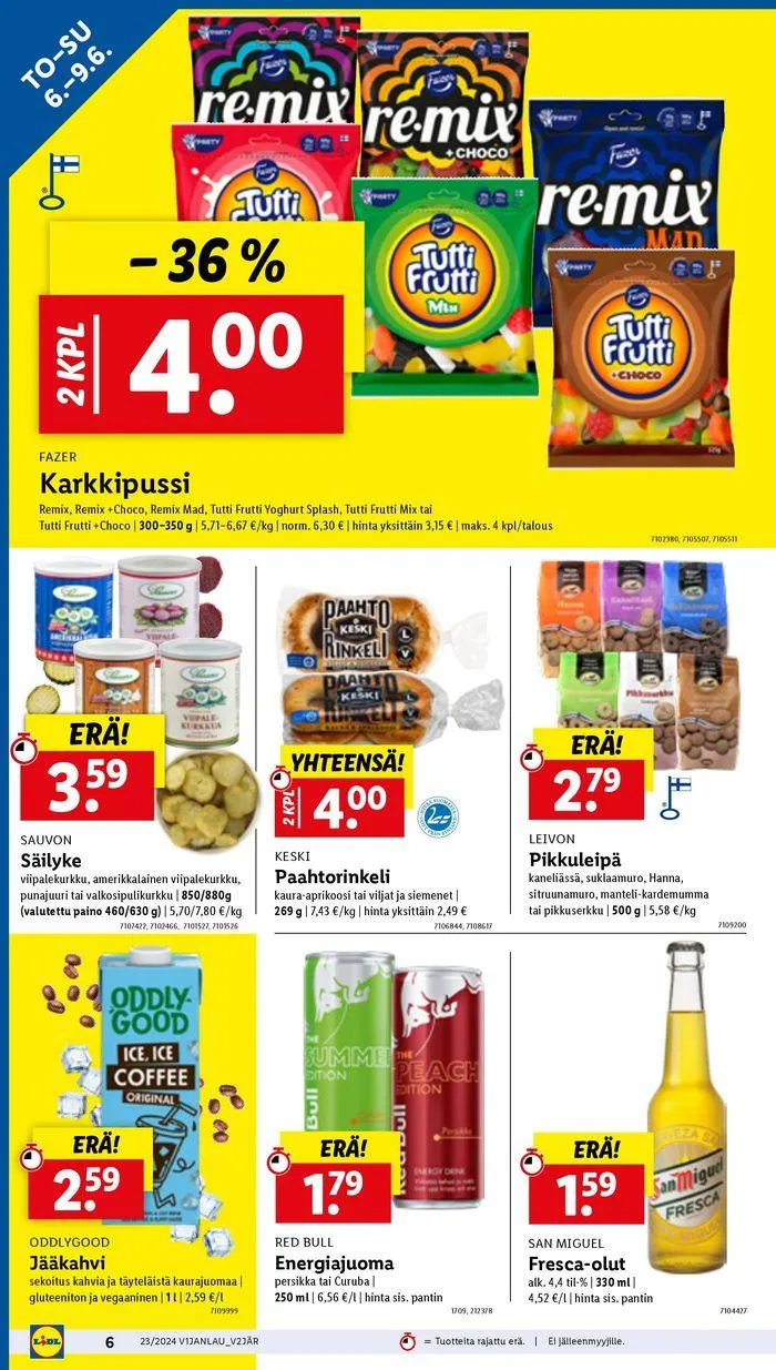 21% voimassa alkaen 6. kesäkuuta - 12. kesäkuuta 2024 - Tarjouslehti sivu 8