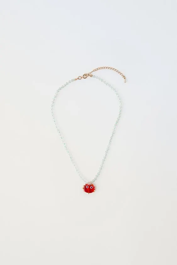 BEADED CRAB NECKLACE