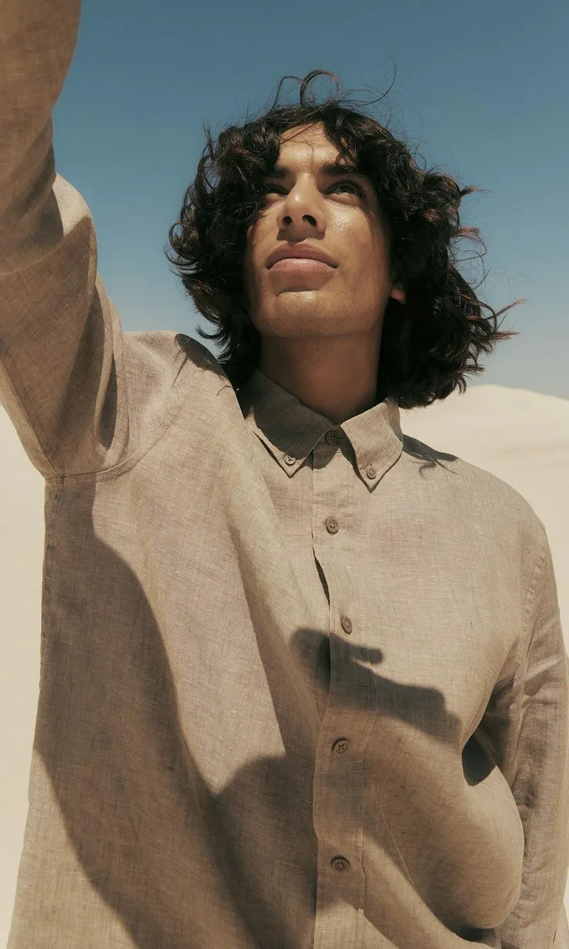 Linskjorte i 100% lin