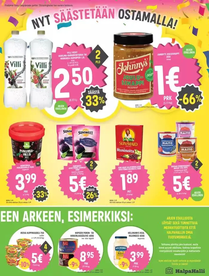 HalpaHalli tarjoukset voimassa alkaen 29. lokakuuta - 12. marraskuuta 2024 - Tarjouslehti sivu 3