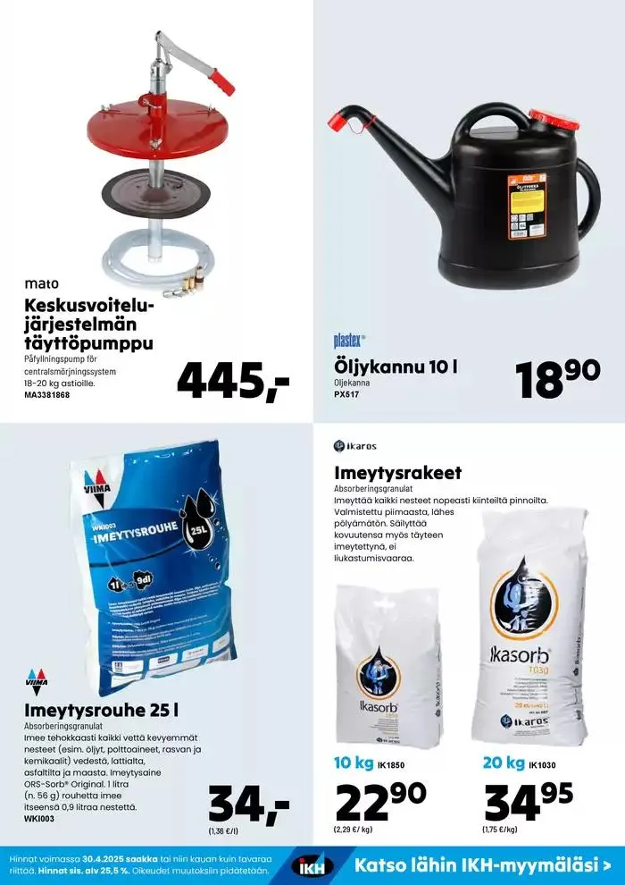 IKH tarjoukset voimassa alkaen 6. maaliskuuta - 30. huhtikuuta 2025 - Tarjouslehti sivu 15
