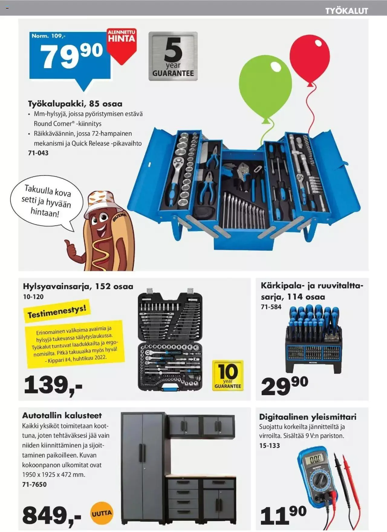 Biltema - Biltema Hyvinkään avajaisesite voimassa alkaen 17. toukokuuta - 19. toukokuuta 2024 - Tarjouslehti sivu 9