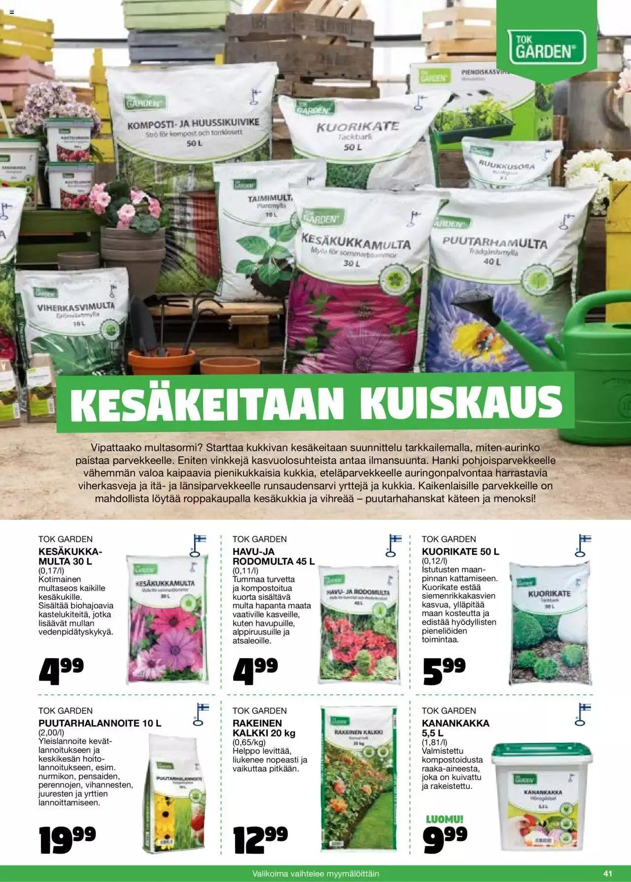 Tokmanni - Kesä 2024 voimassa alkaen 1. huhtikuuta - 31. joulukuuta 2024 - Tarjouslehti sivu 41