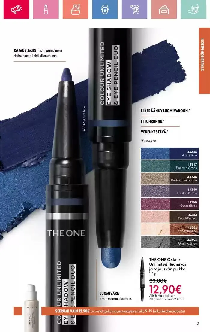 Oriflame tarjoukset voimassa alkaen 9. maaliskuuta - 29. maaliskuuta 2025 - Tarjouslehti sivu 13