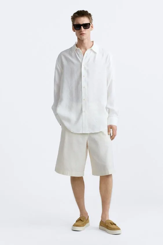 SPLIT LEATHER LOAFERS WITH TASSELS