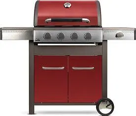 Anton Oliver EX-4 -kaasugrilli, punainen