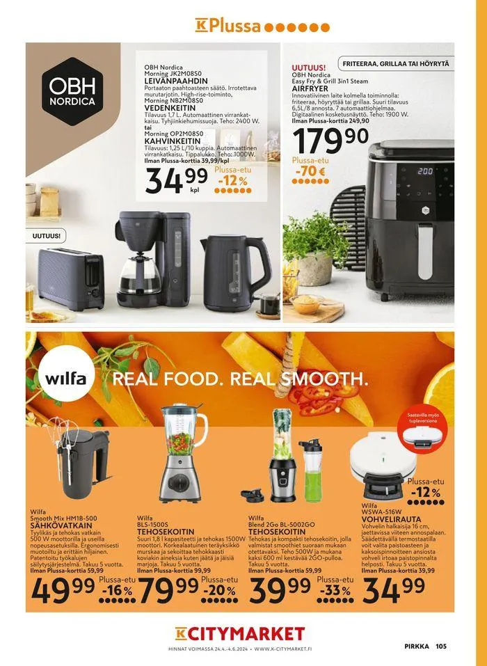 Pirkka 5/2024 voimassa alkaen 24. huhtikuuta - 31. toukokuuta 2024 - Tarjouslehti sivu 6