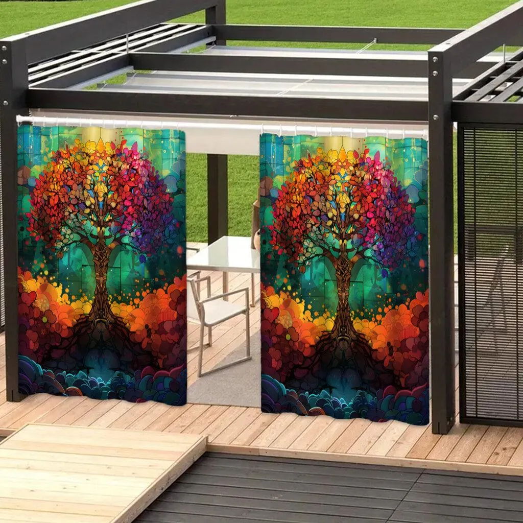 Ulkosuoja Verho, Vedenkestävä Polyesteri Pickify, 180*213cm/71*84col.【1vnt】