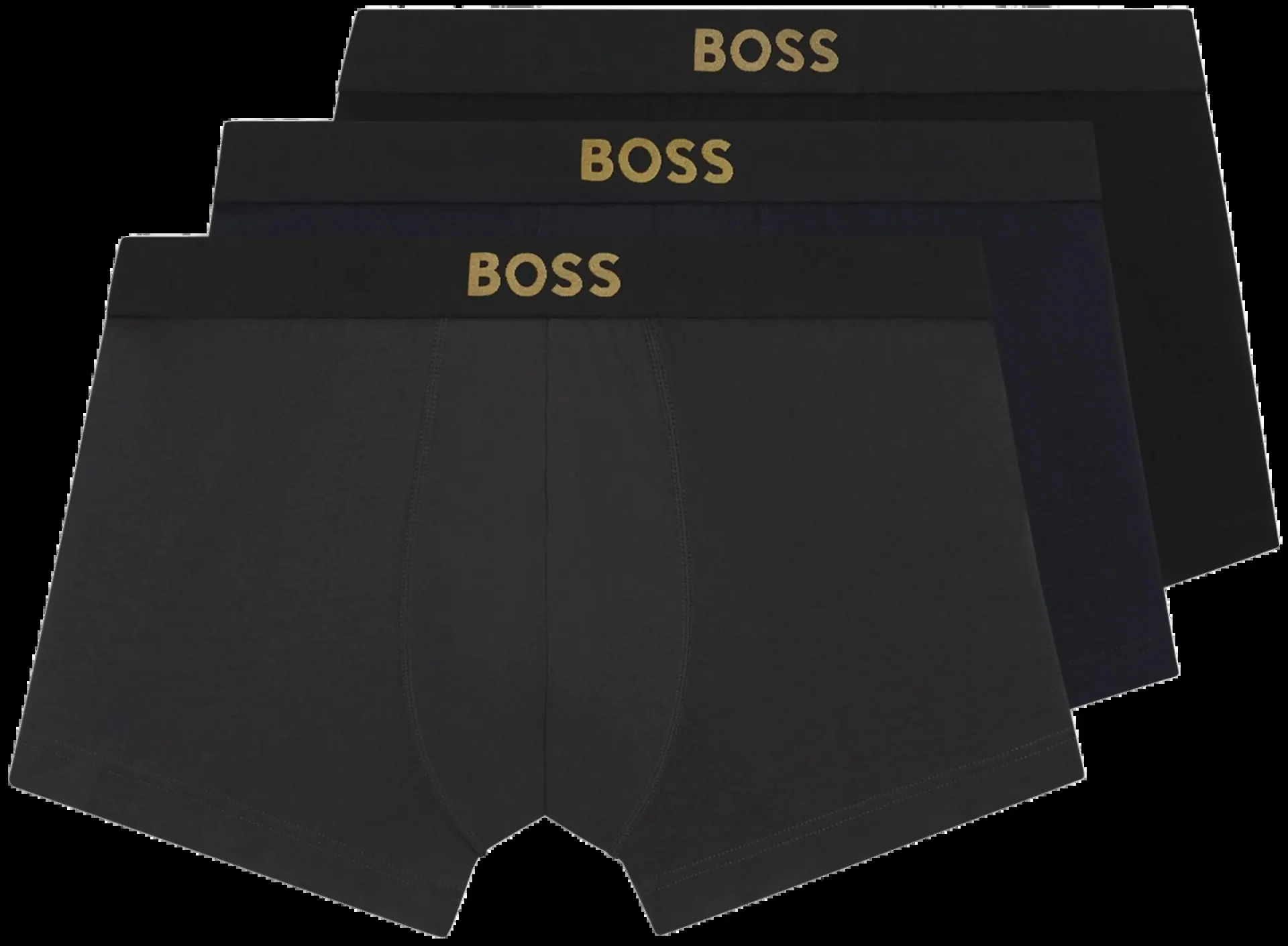 Boss Trunk 3P Gold Logo alushousut