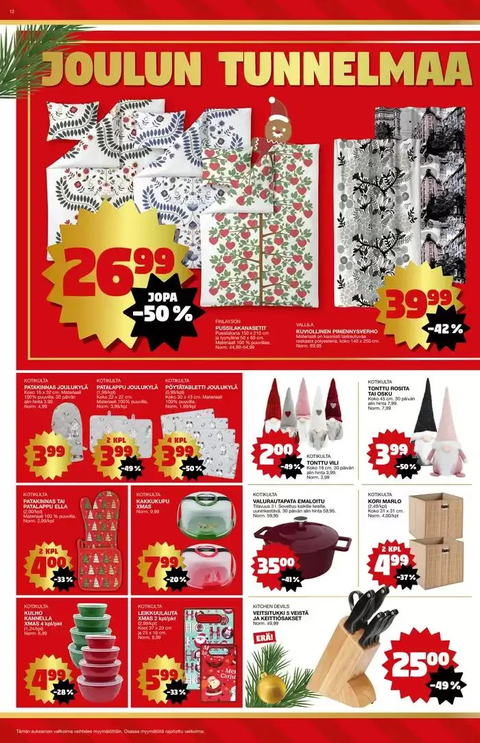 Tarjoussanomat voimassa alkaen 25. marraskuuta - 9. joulukuuta 2024 - Tarjouslehti sivu 12