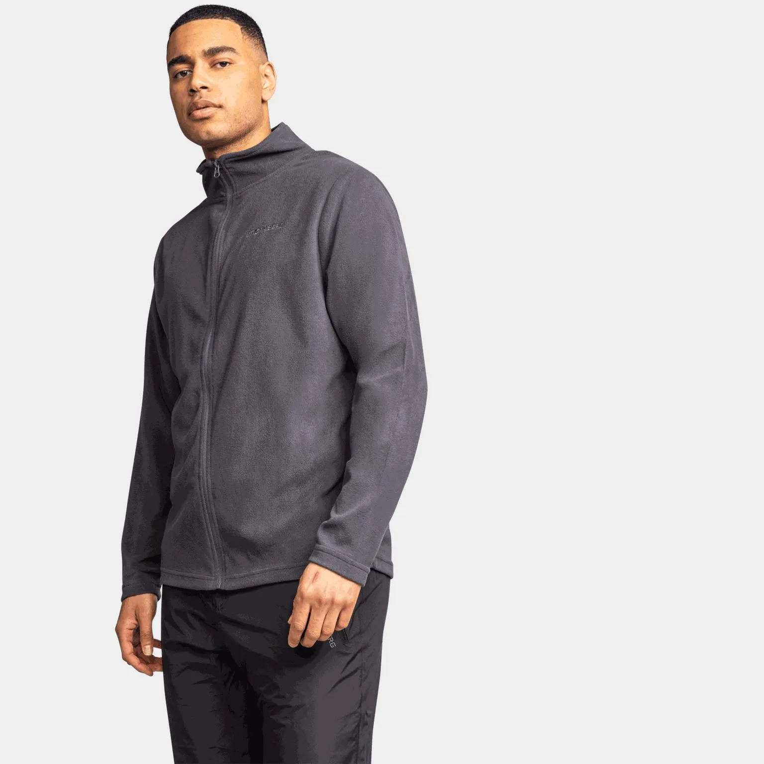 Hesseng Fleece Jacket, miesten fleecetakki - Harmaa