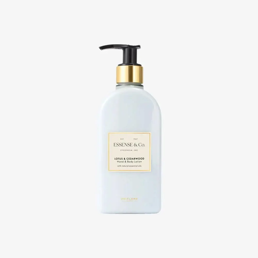 Essense&Co. Lotus & Cedarwood -käsi- ja vartaloemulsio