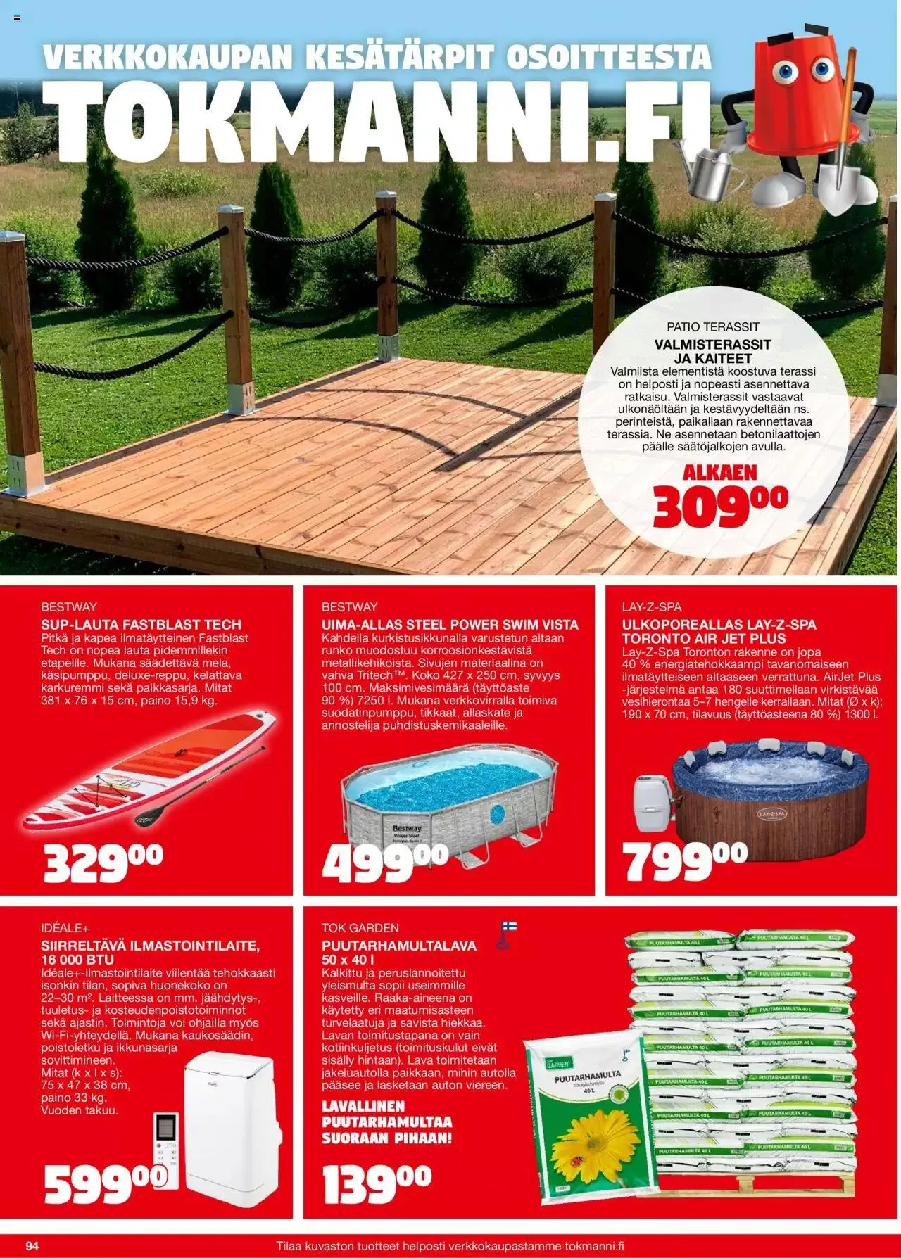 Tokmanni - Kesä 2023 voimassa alkaen 17. huhtikuuta - 31. joulukuuta 2023 - Tarjouslehti sivu 94