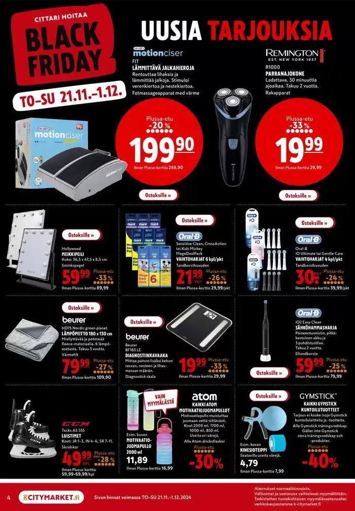 K-citymarket tarjoukset voimassa alkaen 28. marraskuuta - 12. joulukuuta 2024 - Tarjouslehti sivu 9