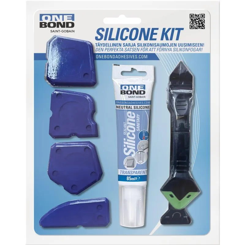 Silikonin saumaus- ja poistosetti Onebond