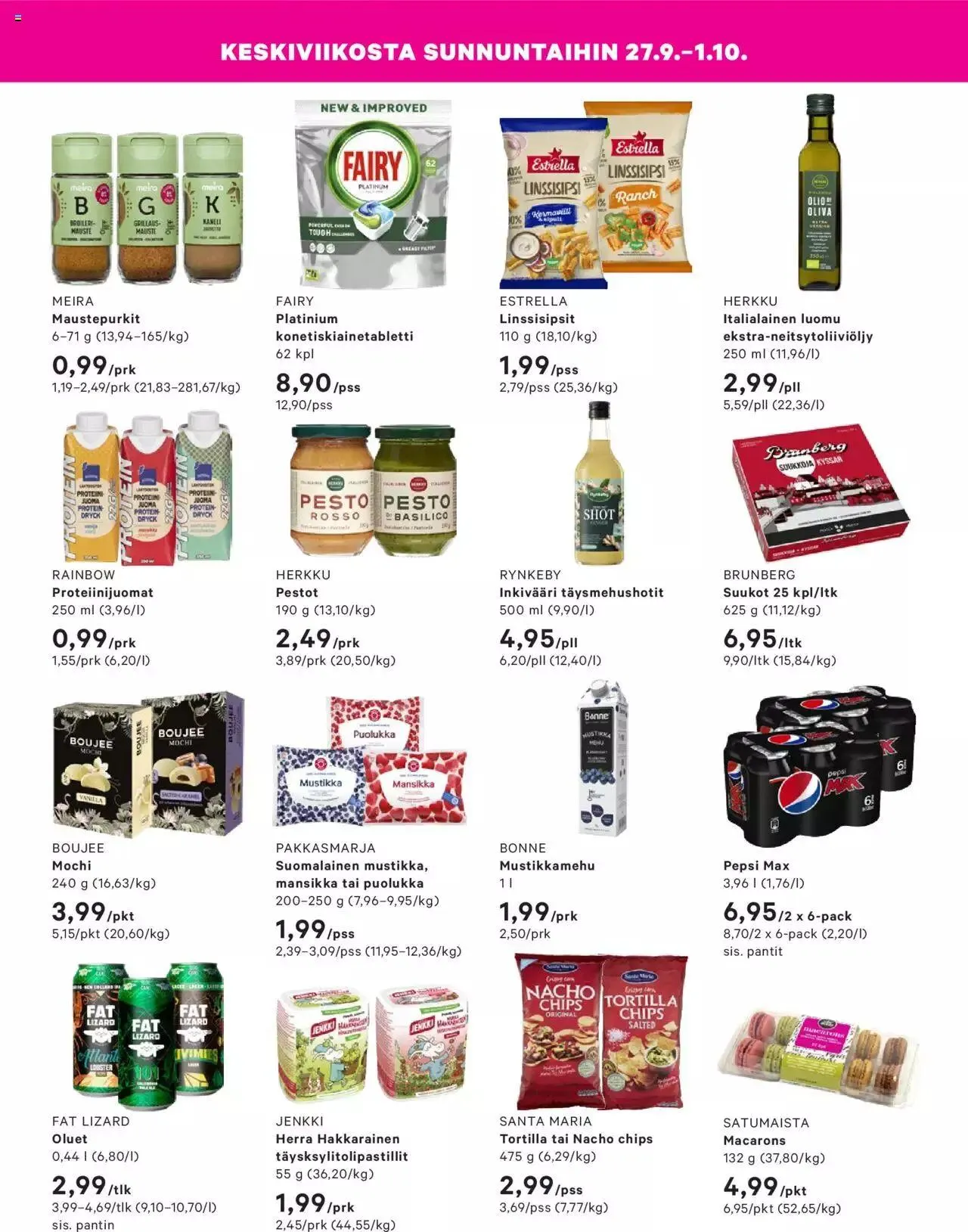 Sokos - Sokos Herkku Oulu Valkea 3+1 päivää syksy 2023 voimassa alkaen 27. syyskuuta - 1. lokakuuta 2023 - Tarjouslehti sivu 4