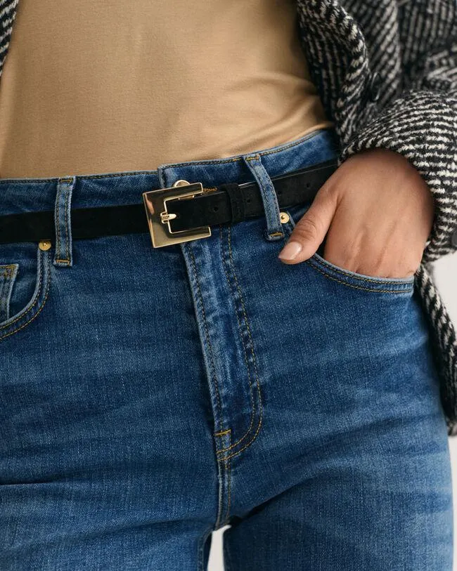 Kapea mokkanahkavyö