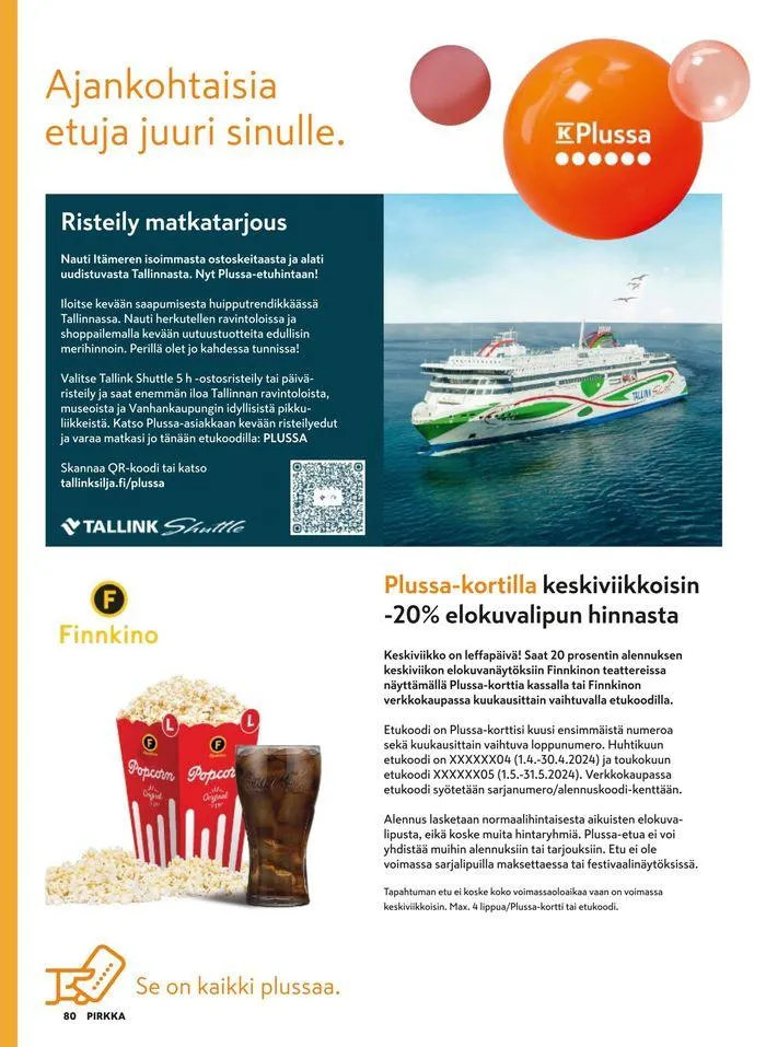 Pirkka 5/2024 voimassa alkaen 24. huhtikuuta - 31. toukokuuta 2024 - Tarjouslehti sivu 85