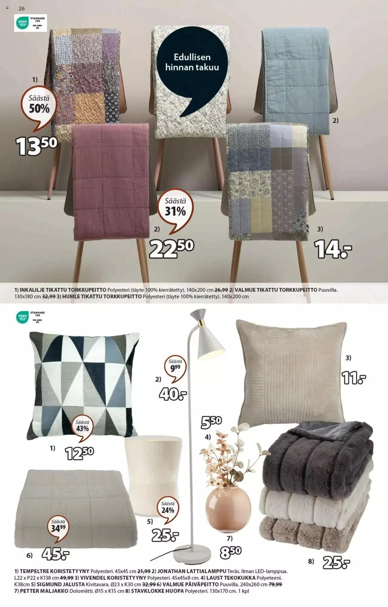 JYSK - Viikon tarjoukset voimassa alkaen 28. elokuuta - 31. joulukuuta 2023 - Tarjouslehti sivu 27