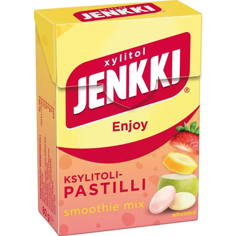 Ksylitolipastilli Jenkki Enjoy 80 g Smoothie Mix