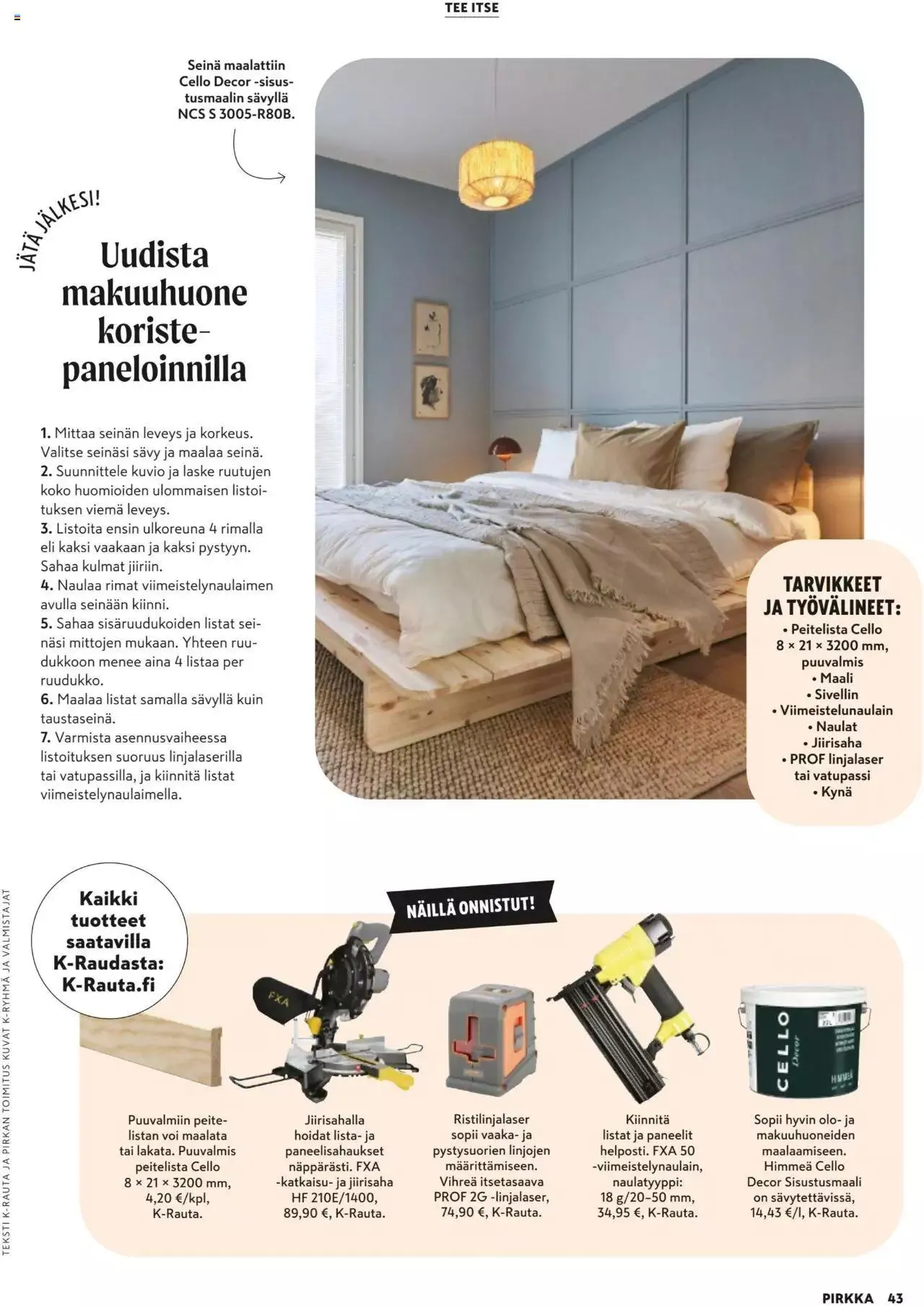 K-Market tarjoukset Pirkka 9/2023 voimassa alkaen 30. elokuuta - 3. lokakuuta 2023 - Tarjouslehti sivu 43