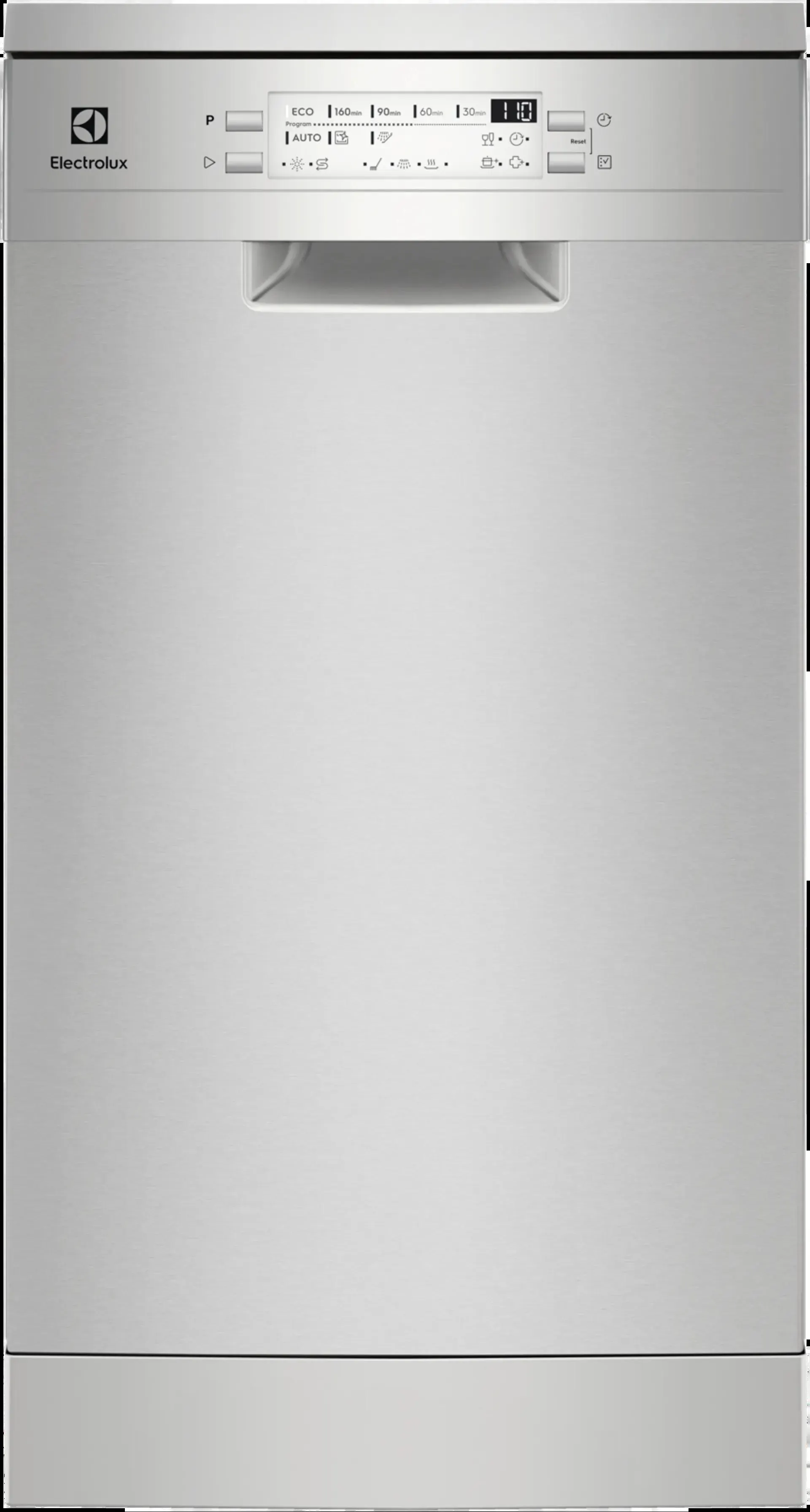 Electrolux astianpesukone 45 cm leveä ESS42200SX teräs