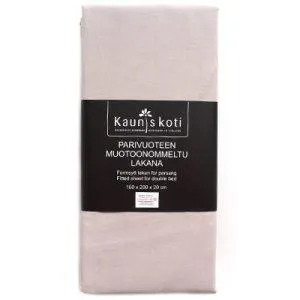 ALUSLAKANA 160×200+20cm BEIGE