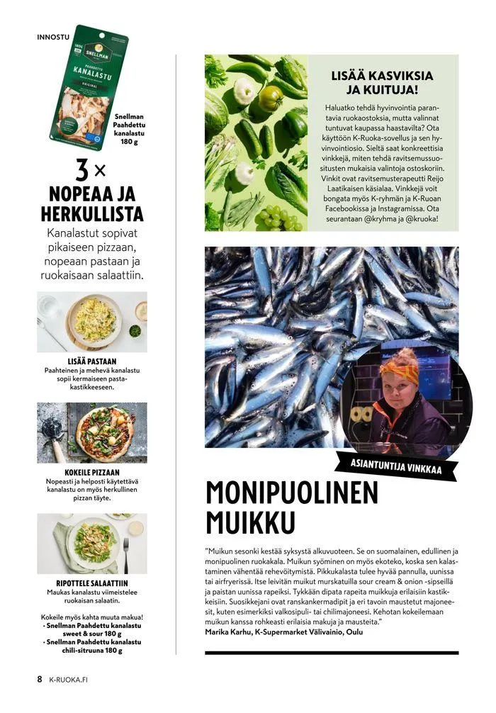 K-Ruoka 9/2024 voimassa alkaen 19. syyskuuta - 3. lokakuuta 2024 - Tarjouslehti sivu 62