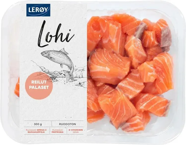 Leroy 300g reilut lohipalaset
