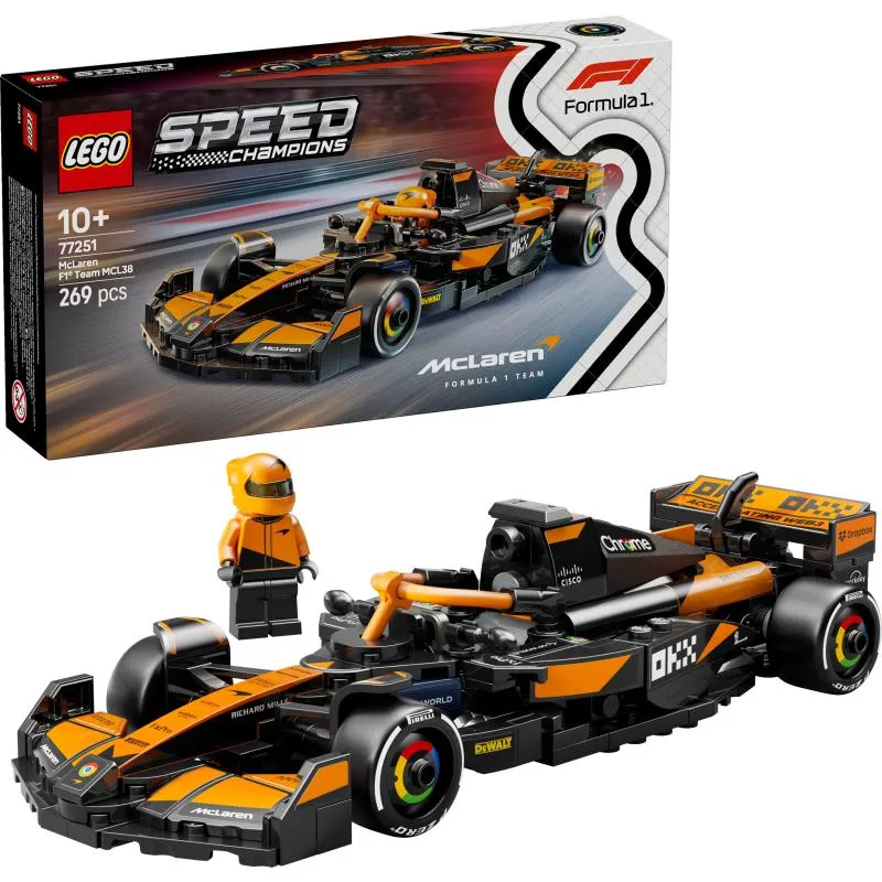 LEGO Speed Champions 77251 McLaren F1® Team MCL38 kilpa-auto